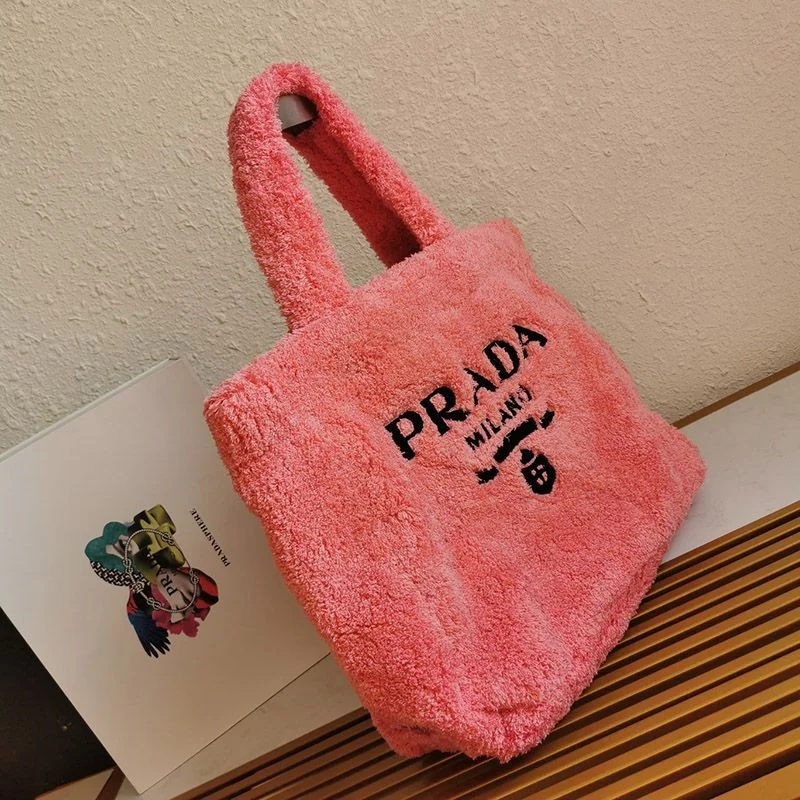 21AW【プラダ】コピー テリー トートバッグ 関税送料込 puu07080