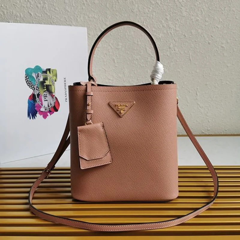可愛いプラダ コピー パニエ サフィアーノレザー バッグ ハンドバッグ 5色 1BA212 puu32582