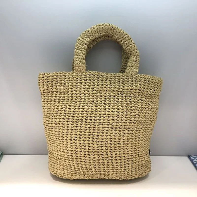 雑誌 付録 プラダ かご バッグ コピー ラフィアトート スモールサイズ puz91565