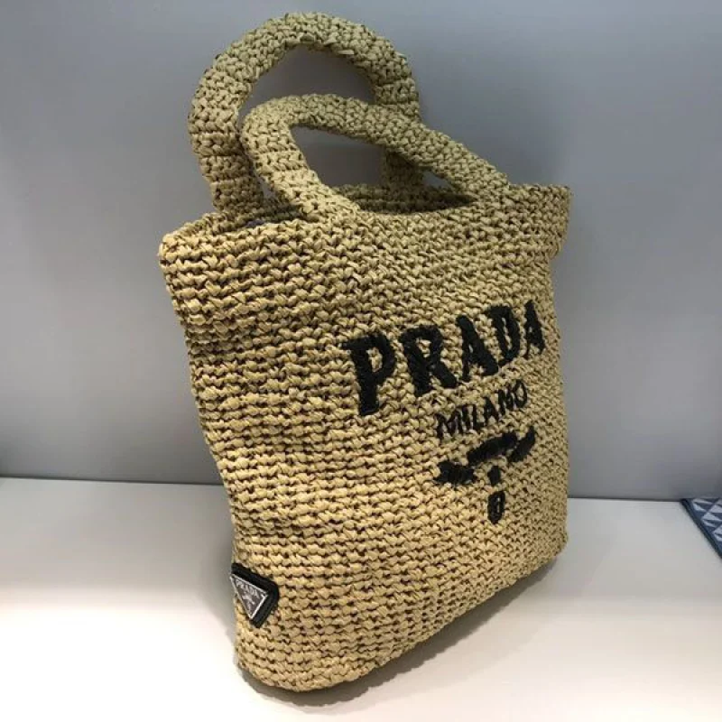 雑誌 付録 プラダ かご バッグ コピー ラフィアトート スモールサイズ puz91565