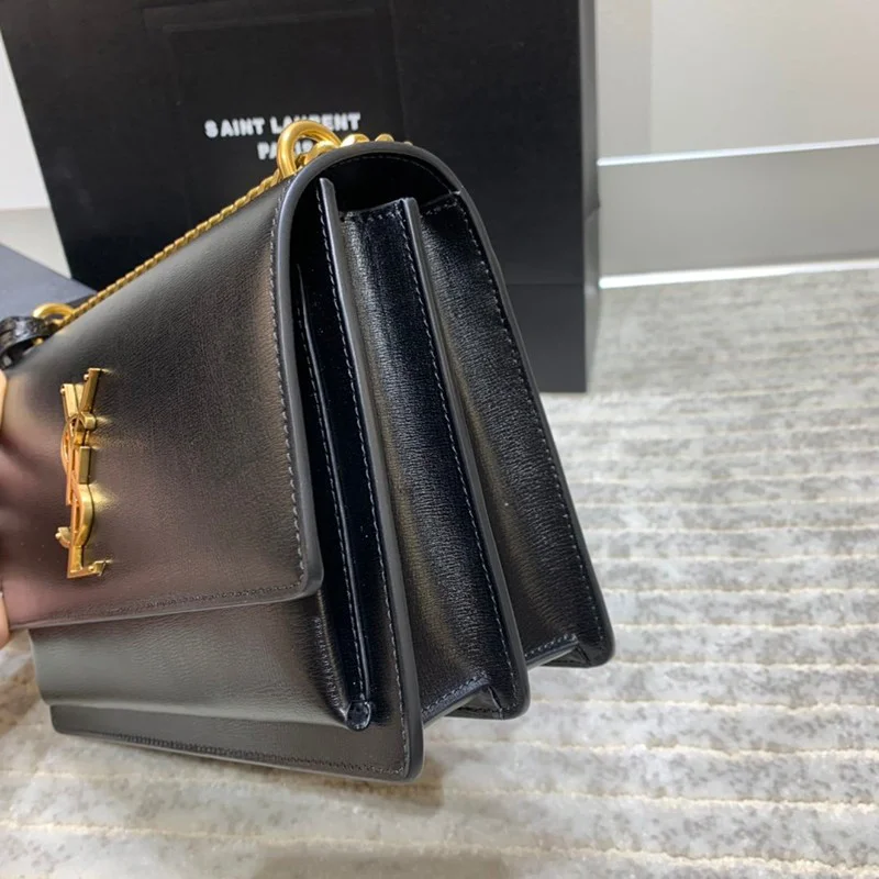 完売必至サンローラン ショルダーバッグ 偽物 サンセット ミディアム バッグ クロコ エンボス Sad89351