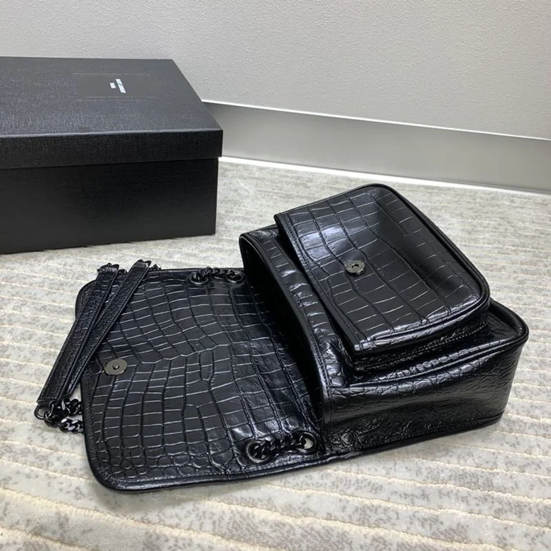 稀少サンローラン ショルダーバッグ コピー ニキ ミディアム クリンクルヴィンテージレザー 6331580EN04345