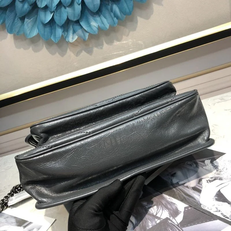 大人気!サンローラン ショルダーバッグ コピー ニキ ミディアム ヴィンテージレザー 2way Sai58773