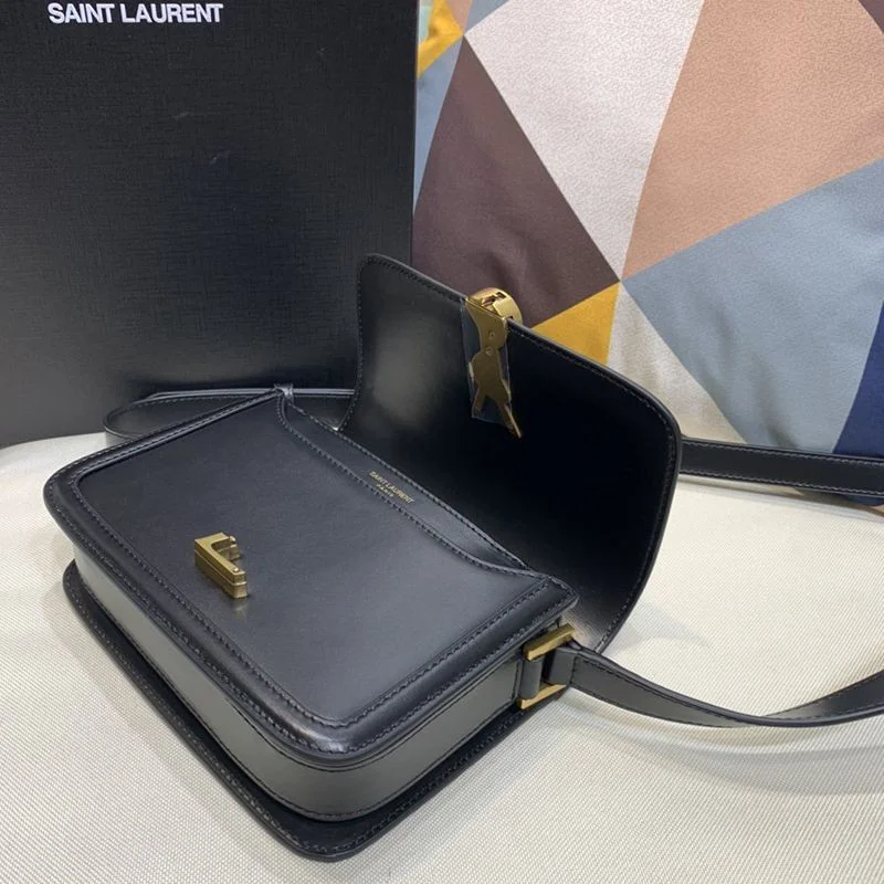 超希少!サンローラン ショルダーバッグ ボックスレザー サッチェルバッグ 偽物 Sap13059