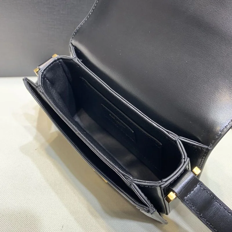 超希少!サンローラン ショルダーバッグ ボックスレザー サッチェルバッグ 偽物 Sap13059