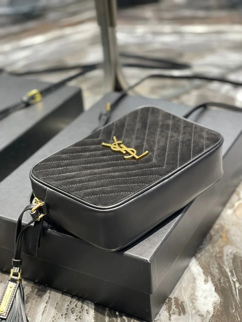 21AW新作サンローラン ショルダーバッグ 偽物☆ルー キルティングレザー カメラバッグ Sap54668