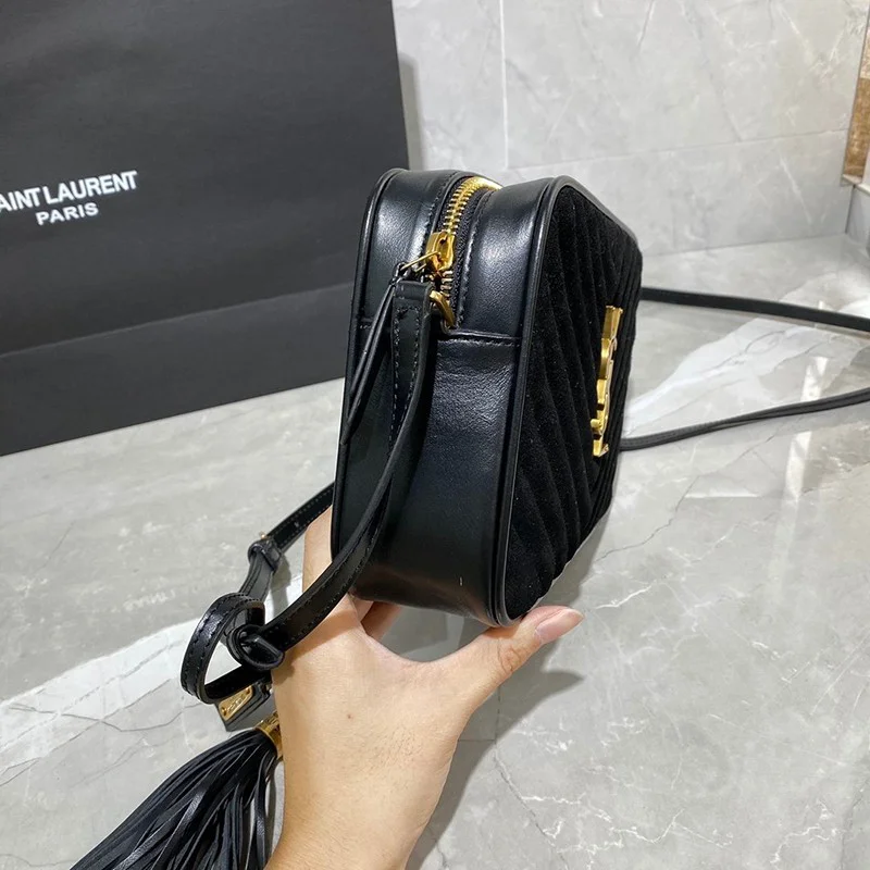 春もの新作サンローラン ショルダーバッグ コピー☆ルー キルティングレザー カメラバッグ Sar95823