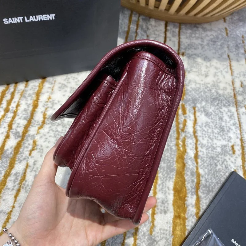 ★日本!!人気!サンローラン ニキ ベイビー バッグ 偽物 クリンクルヴィンテージレザー Sau54604