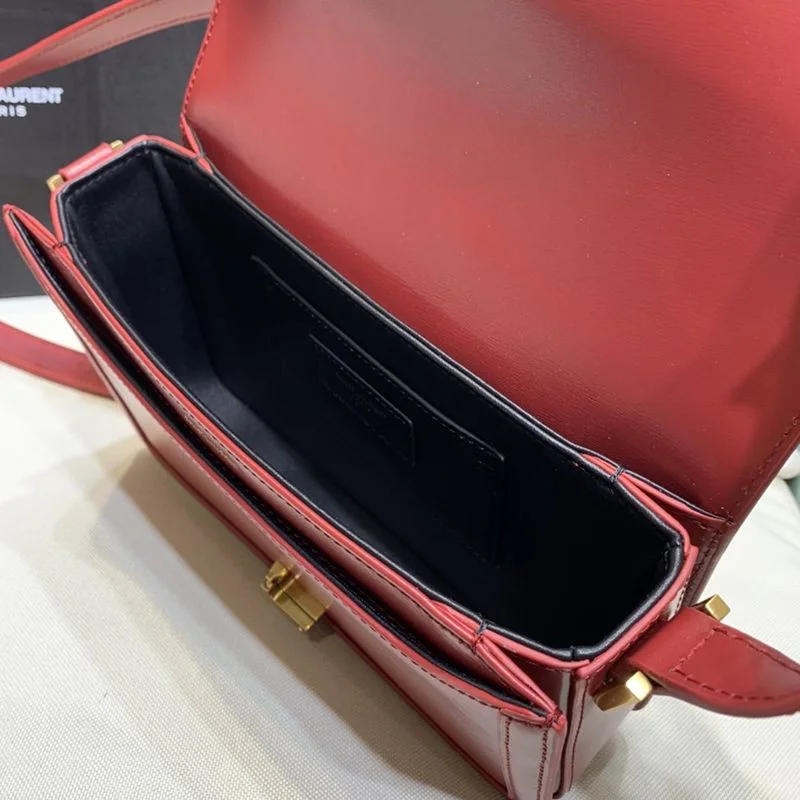 目を惹くカラー サンローラン ショルダーバッグ 偽物 ボックスレザー サッチェルバッグ Sav02778