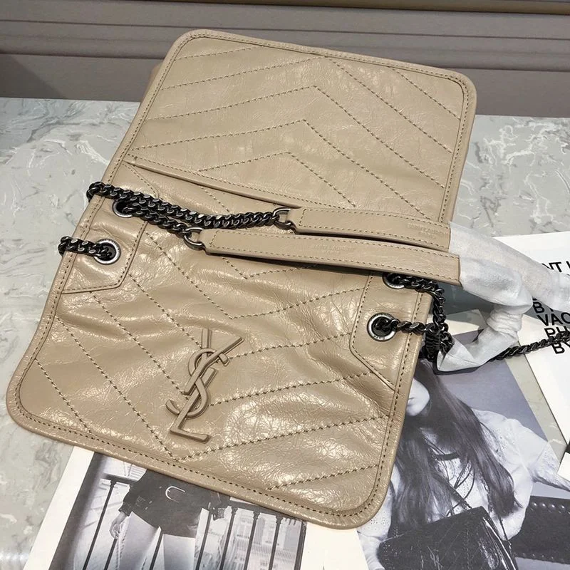 【日本未発売】サンローラン ショルダーバッグ コピー ニキ ベイビー クリンクルヴィンテージレザー Sav69448