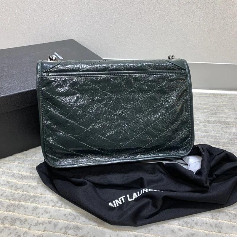 日本未入荷サンローラン ショルダーバッグ コピー ニキ ミディアム クリンクルヴィンテージレザー Saz69051