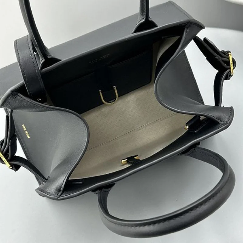 ザロウ スーパーコピーマルゴー THE ROW Margaux10 レザー バッグ zam36633