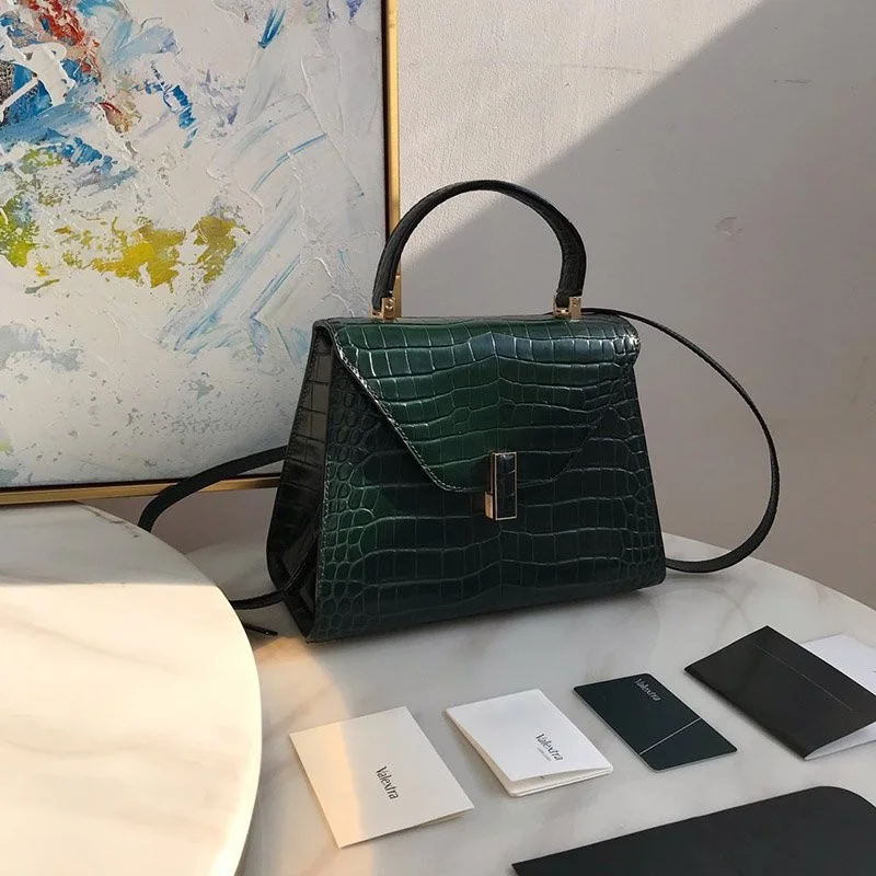 稀少 ヴァレクストラ Iside イジィデ クロコダイル 偽物 ハンドバッグ Vup21836