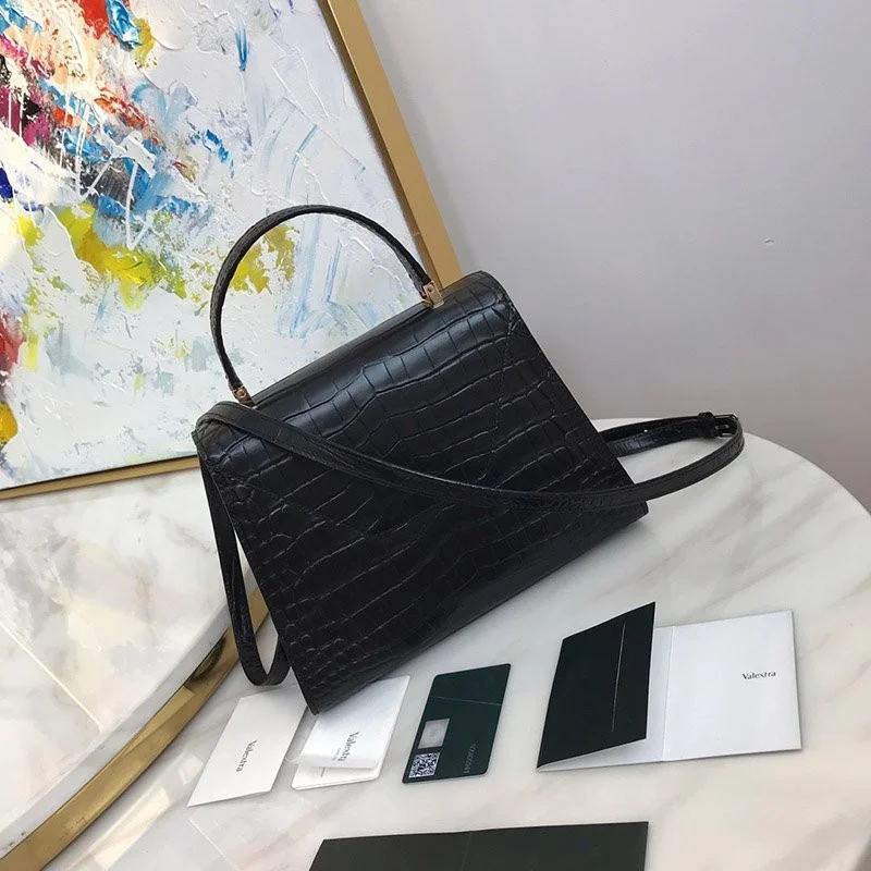 21-22AW ヴァレクストラ スーパーコピーイジィデ クロコダイル ハンドバッグ Vuu99556