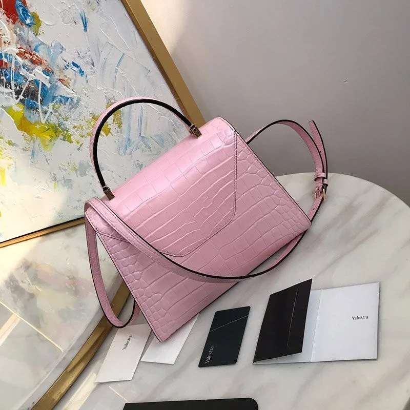 累積売上総額第1位!ヴァレクストラ Iside イジィデ クロコダイル コピー ハンドバッグ Vuz34460