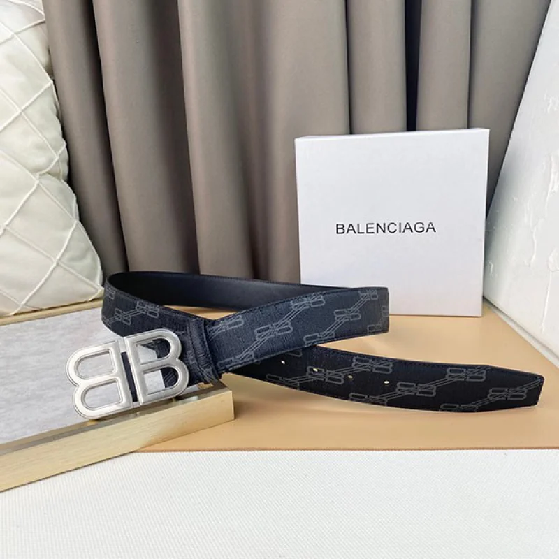バレンシアガ BB HOURGLASSシグネチャーベルト 偽物 38MM ban57762