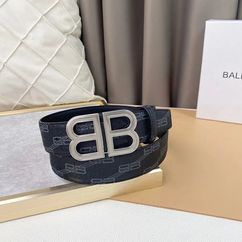 バレンシアガ BB HOURGLASSシグネチャーベルト 偽物 38MM ban57762