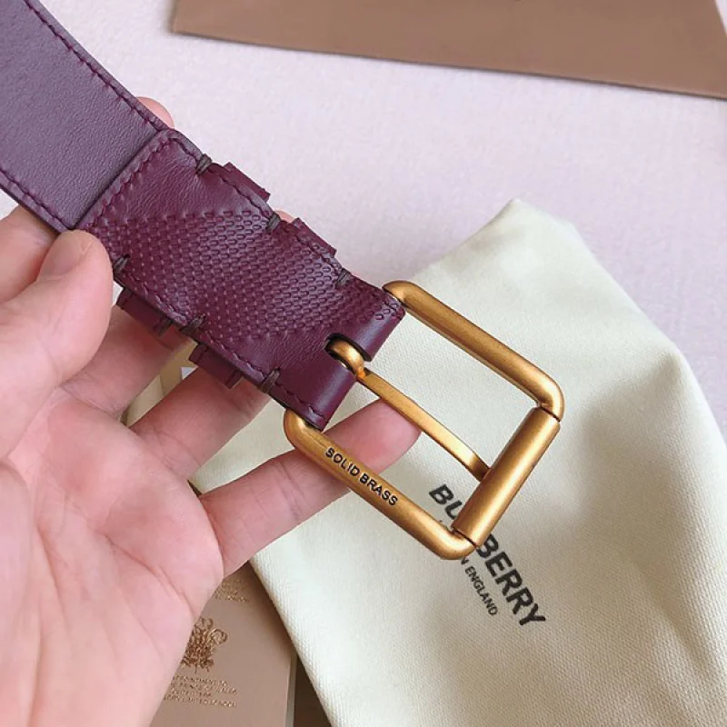 大人気!バーバリー メンズ リバーシブルレザーベルト 偽物 Bab41517