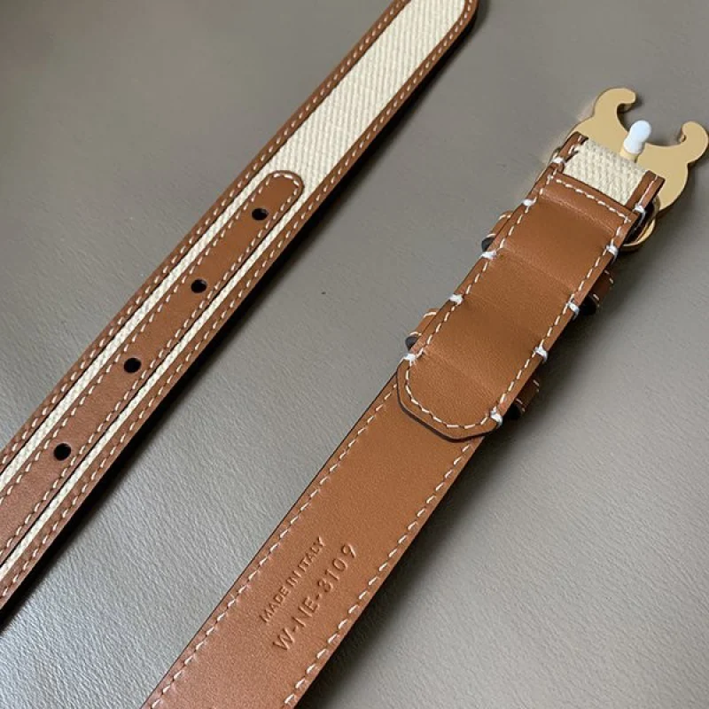セリーヌ ベルト 偽物☆MEDIUM TRIOMPHE BELTミディアムトリオンフベルト Cee90996