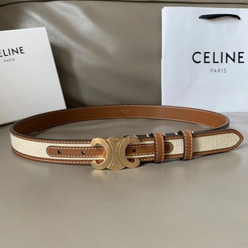 セリーヌ ベルト 偽物☆MEDIUM TRIOMPHE BELTミディアムトリオンフベルト Cee90996