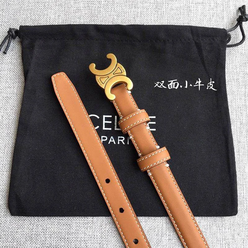 入手困難【セリーヌ コピー】スモール マイヨン トリオンフ ベルト カーフスキン Cei22849