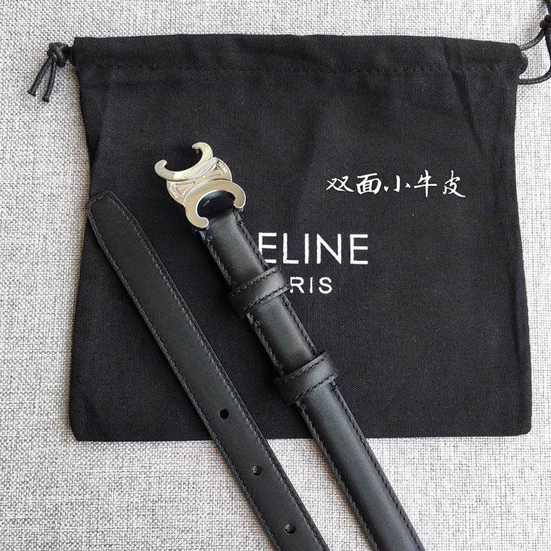 日本未入荷【セリーヌ】スモール マイヨン トリオンフ 偽物 ベルト カーフスキン Cev64937