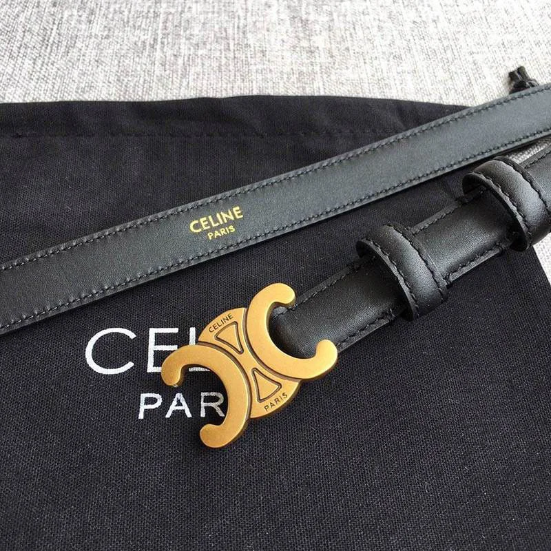 ☆超人気☆【セリーヌ】スモール マイヨン トリオンフ ベルト 偽物 カーフスキン Cey60554