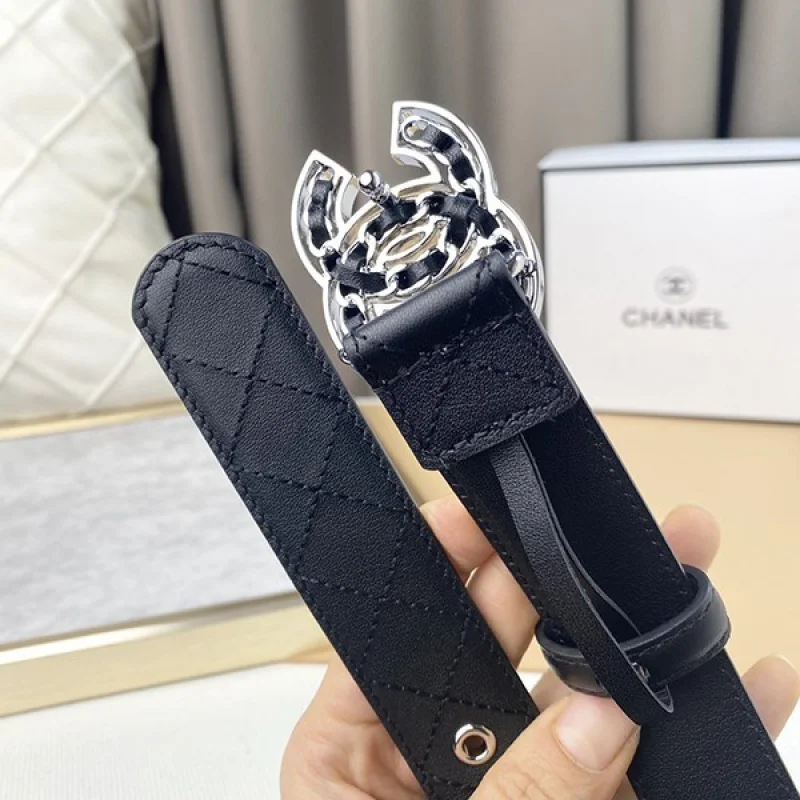 高品質♪♪♪シャネル カーフスキンベルト 偽物 アクセサリー 3.0cm shj12045
