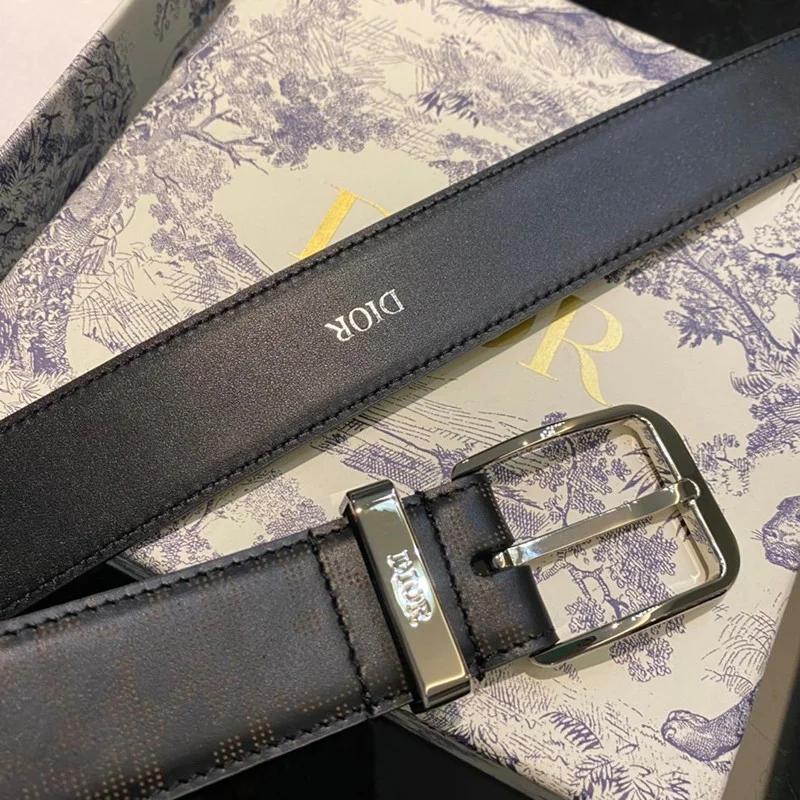 モダン◇ディオール ベルト コピー オブリーク ギャラクシー レザー Belt 35MM dep76750