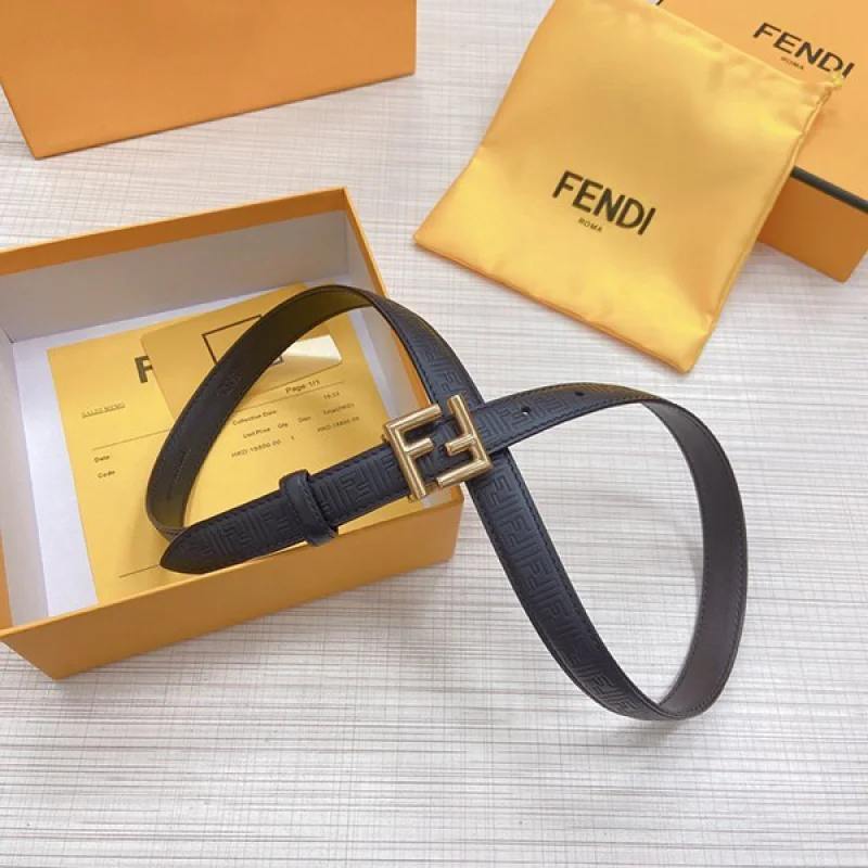 人気 フェンディ FFモチーフ コピーレザー ベルト カーフレザー fen76939