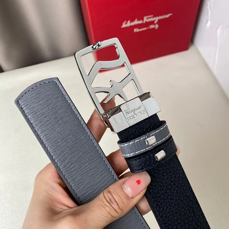 フェラガモ 偽物 SFバックル付きリバーシブルベルト fee62474