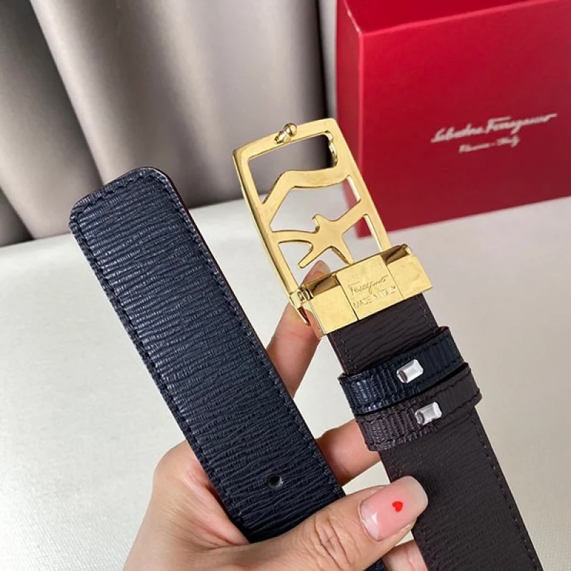 フェラガモ SFバックル付きリバーシブルベルト コピー fej90479