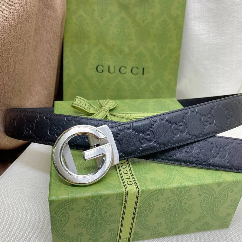 ギフトに最適♪ グッチ レディース G ベルト 偽物 3.5cm幅 gub30762
