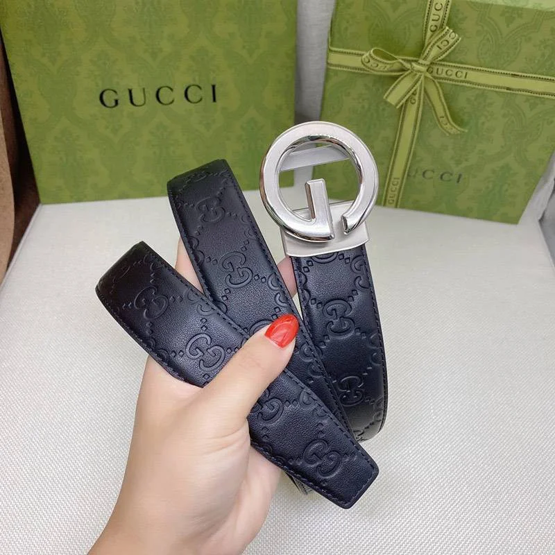 ギフトに最適♪ グッチ レディース G ベルト 偽物 3.5cm幅 gub30762