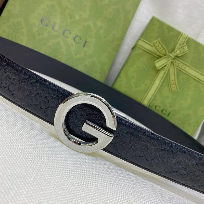 ギフトに最適♪ グッチ レディース G ベルト 偽物 3.5cm幅 gub30762