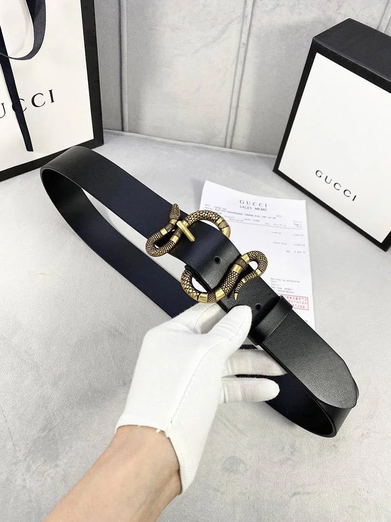 【人気】グッチ ベルト 偽物N級品 Gスネーク 4cm幅 gue23704