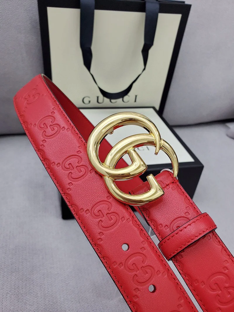 大人気!!新色グッチ ベルト 偽物 GGマーモント カジュアルベルト 30mm guf34767