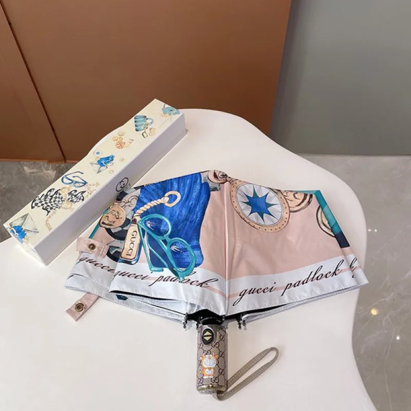 ★日本!!人気!グッチ 折りたたみ傘 偽物 自動開閉 guh69835