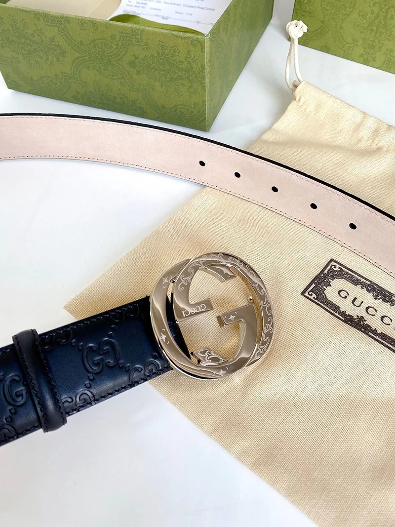 大人気!!新色グッチ ベルト コピー メンズ カジュアルベルト 38mm 411924CWC1N1000