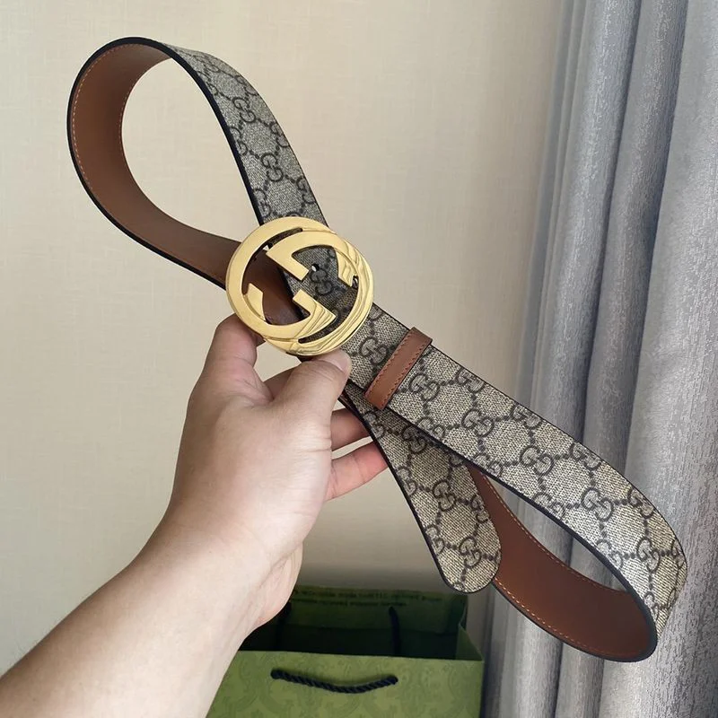 累積売上総額第１位！グッチ ベルト コピー リバーシブル GGスプリーム キャンバス 38mm guj37999