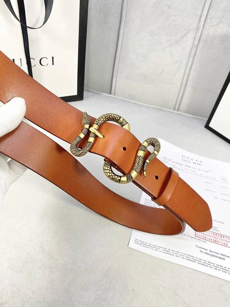 《大人気》グッチ ベルト Gスネーク偽物 4cm幅 gur22900