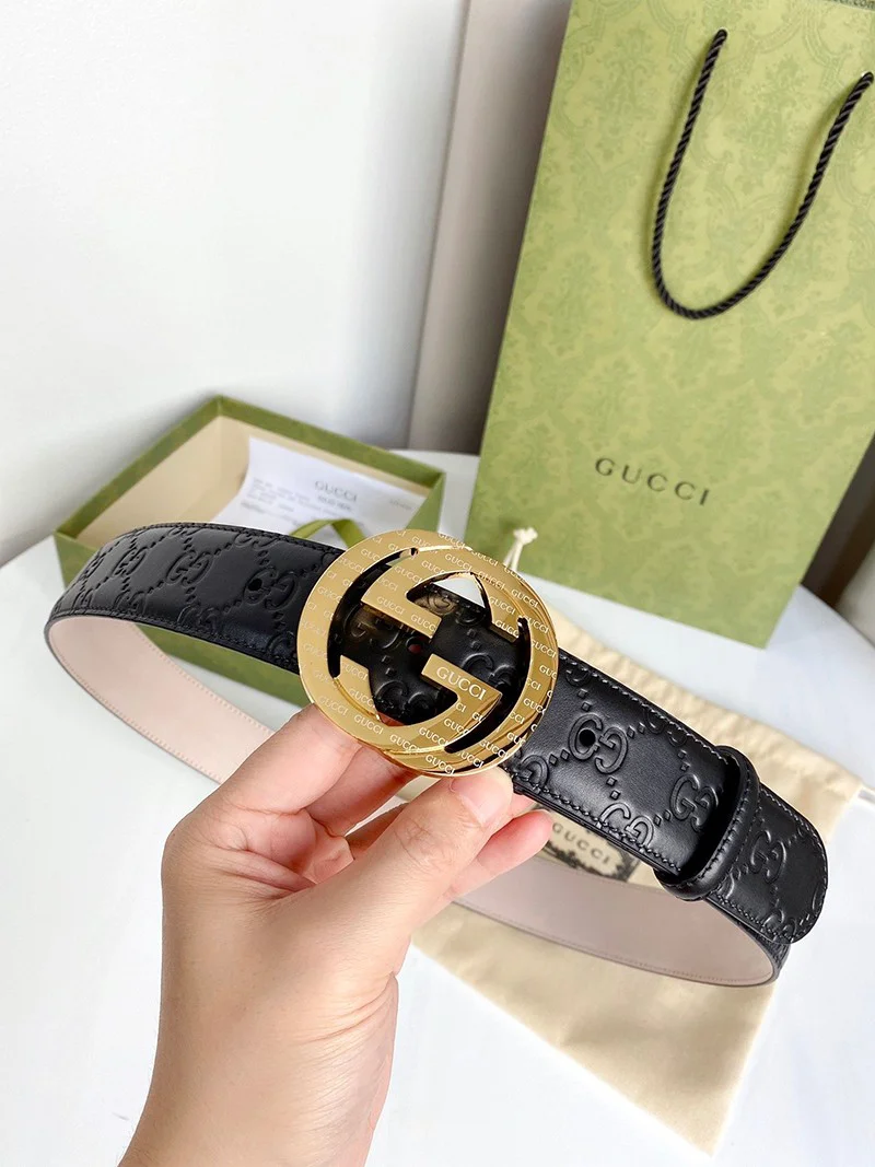 大人気!!新色グッチ ベルト コピー メンズ カジュアルベルト 38mm 411924CWC1N1000
