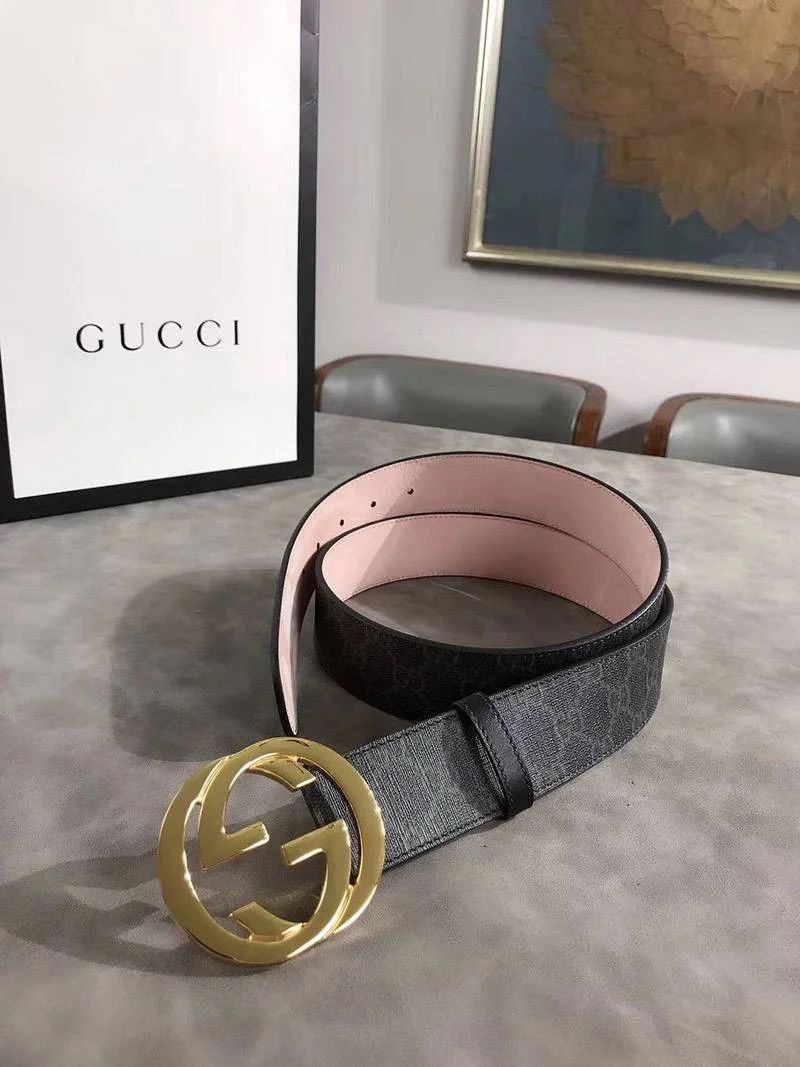 人気お洒落に♪グッチ レディース ggベルト 偽物 3.8cm幅 gux23903
