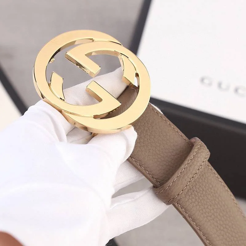☆超人気☆グッチ ベルト コピー ダブルGバックルインプリメ 4cm幅 gux61098