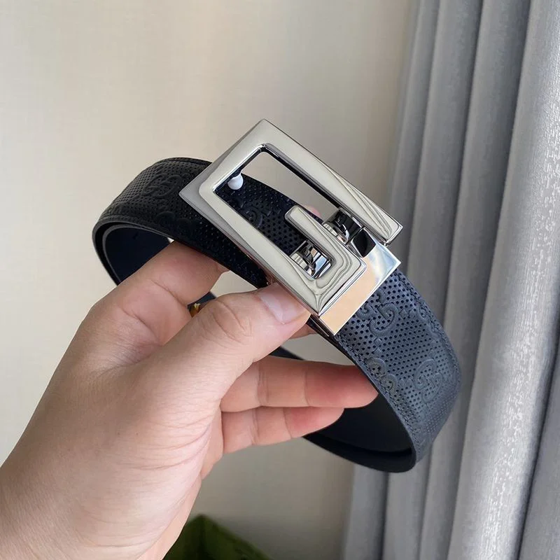 定番グッチ リバーシブル ベルト コピー スクエアG バックル 35mm gui06814