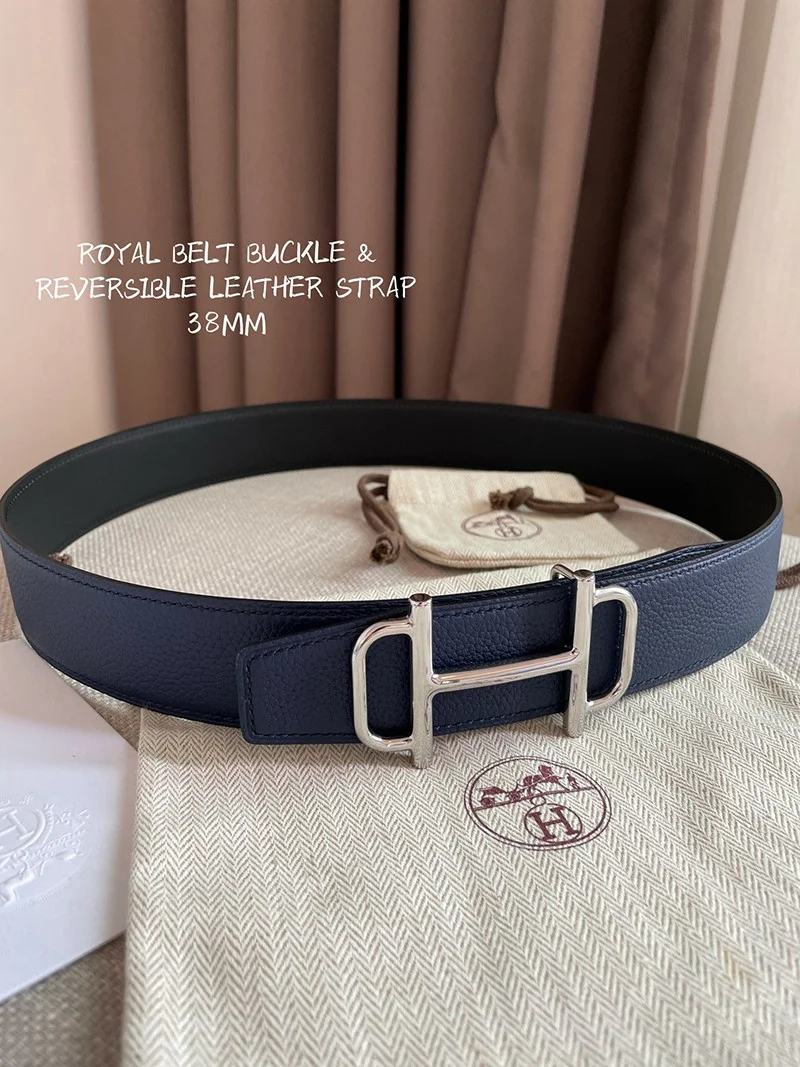 ☆超人気☆【エルメス ベルト 偽物】ロイヤル リバーシブル レザー ベルト 32 mm ero58202