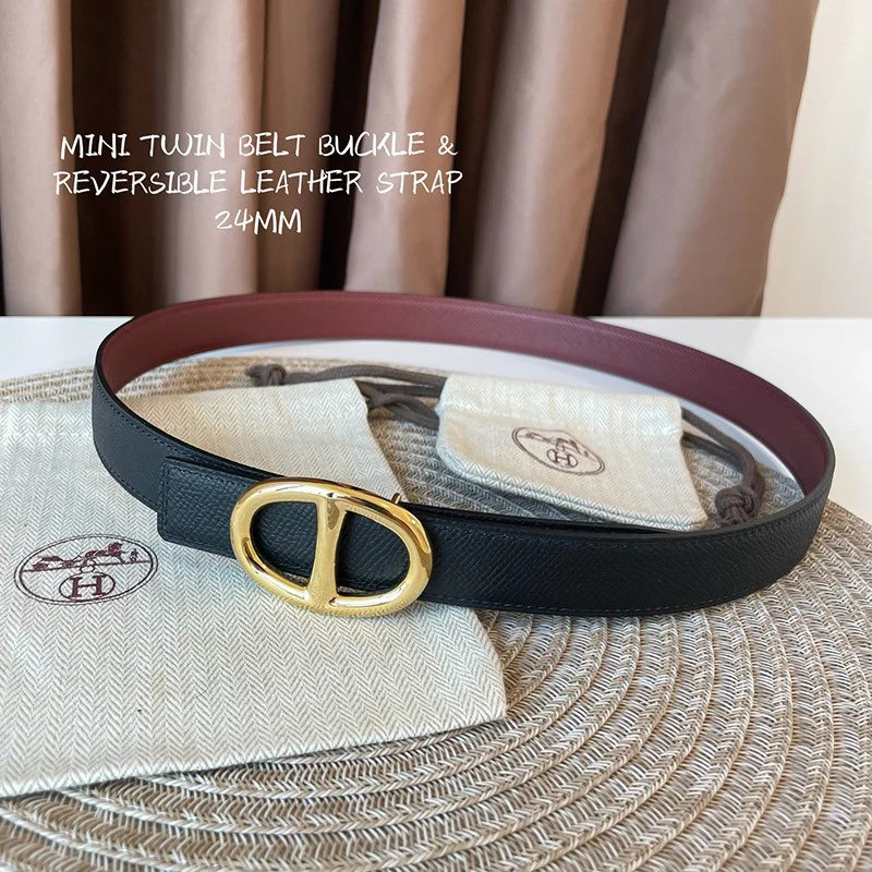 世界中で大人気♪エルメス ベルト コピー ベルトバックル シェーヌ・ダンクル ブルベルト 24mm H081777CAAA095