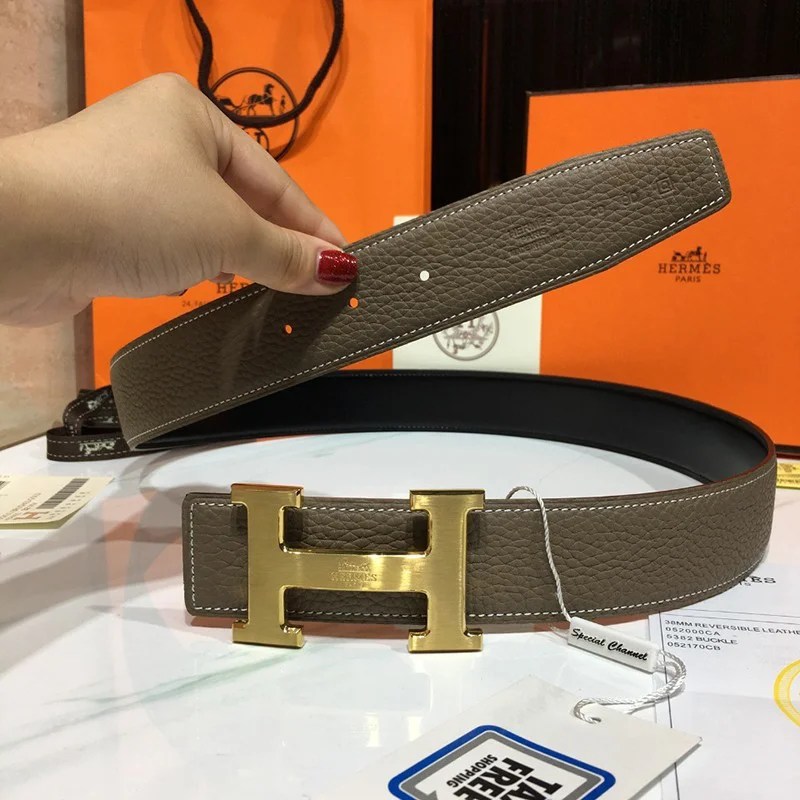 最高な材質 エルメス Hベルト 偽物 ベルトバックル H&リバーシブルベルト38 mm era91799