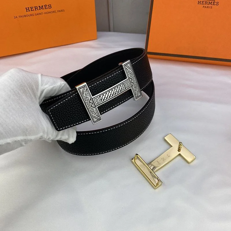 入手困難エルメス☆ベルトバックル Hギヨシェ コピー リバーシブル 38mm 2色 erb90242
