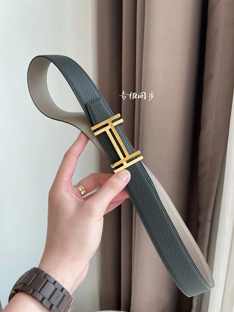 21AW新作エルメス ベルト 偽物☆ベルトバックル H オ カレ リバーシブルベルト 32mm erv93785